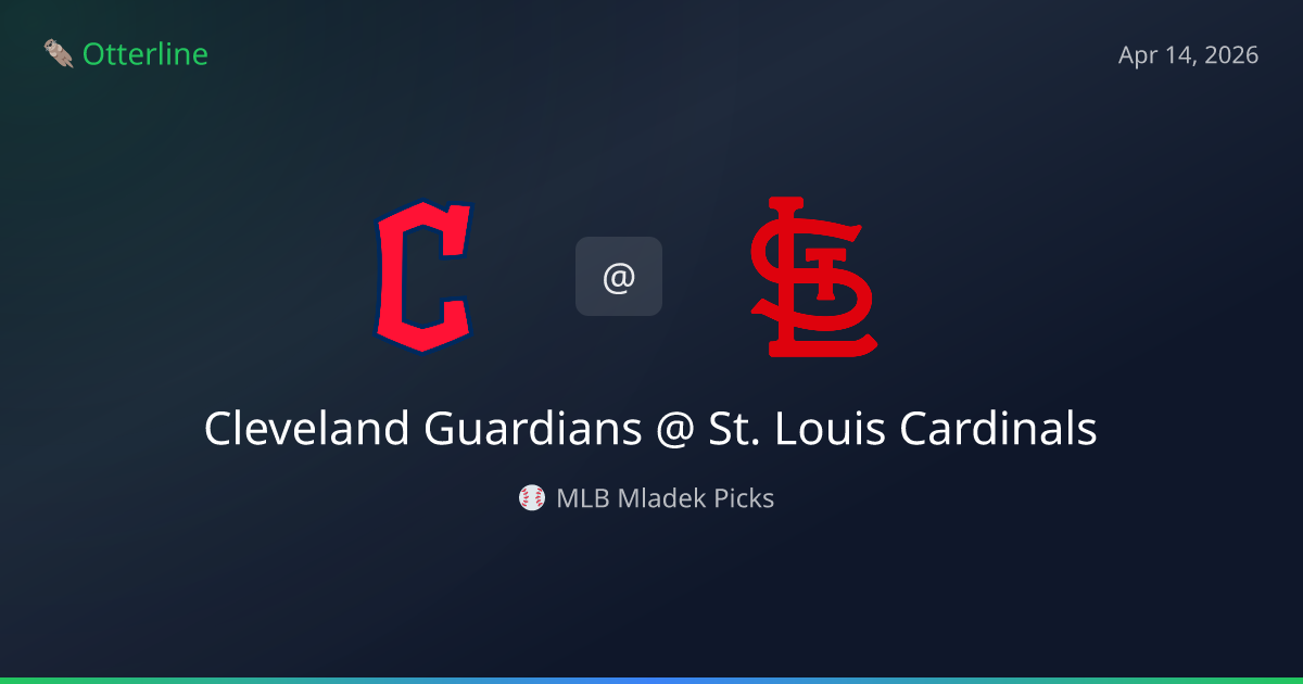 MLB Picks Today (April 14, 2026): Cleveland Guardians at St. Louis Cardinals | AI Model Consensus
