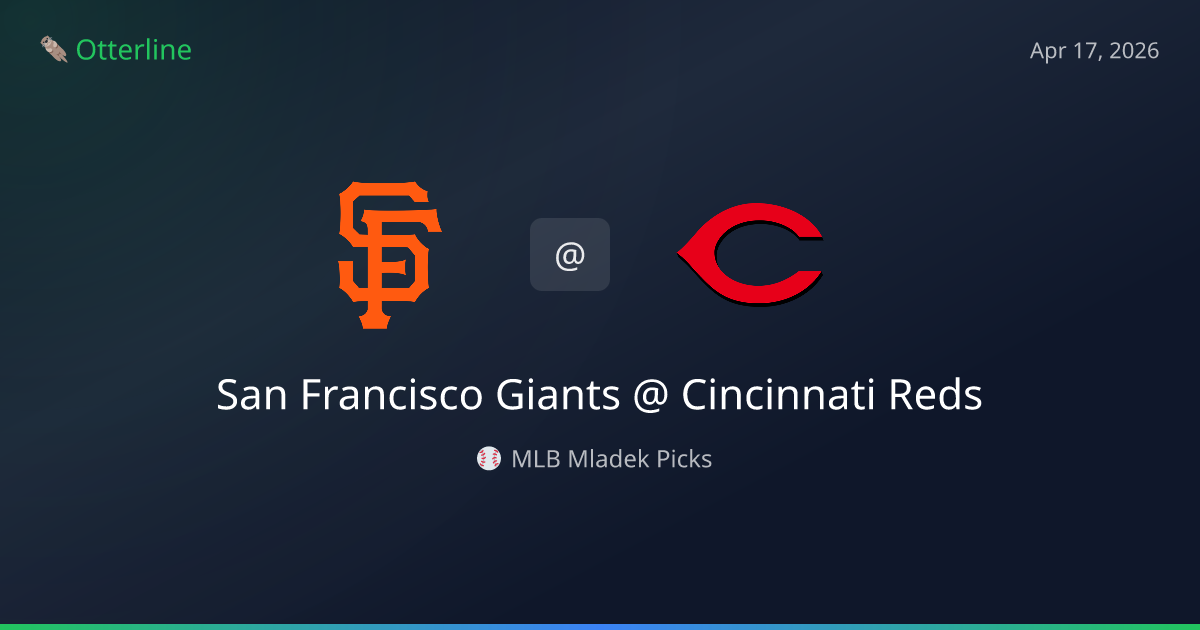 MLB Picks Today (April 17, 2026): San Francisco Giants at Cincinnati Reds | AI Model Consensus