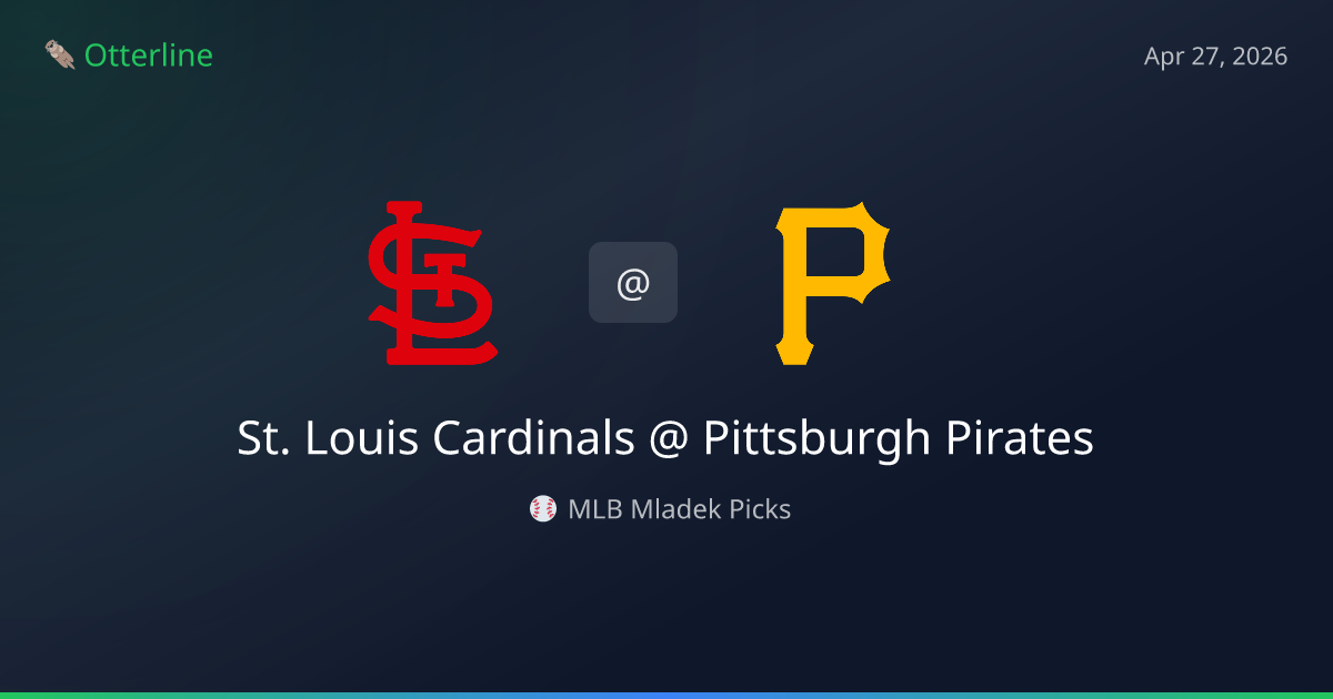 MLB Picks Today (April 27, 2026): St. Louis Cardinals at Pittsburgh Pirates | AI Model Consensus