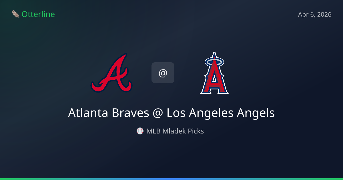 MLB Picks Today (April 6, 2026): Atlanta Braves at Los Angeles Angels | AI Model Consensus