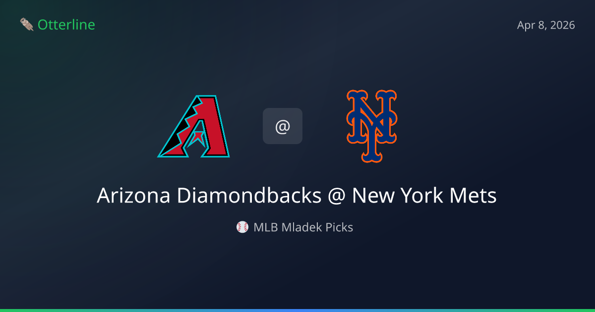 MLB Picks Today (April 8, 2026): Arizona Diamondbacks at New York Mets | AI Model Consensus