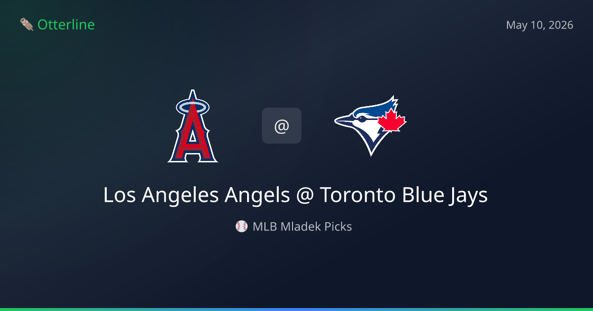 MLB Picks Today (May 10, 2026): Los Angeles Angels at Toronto Blue Jays | AI Model Consensus
