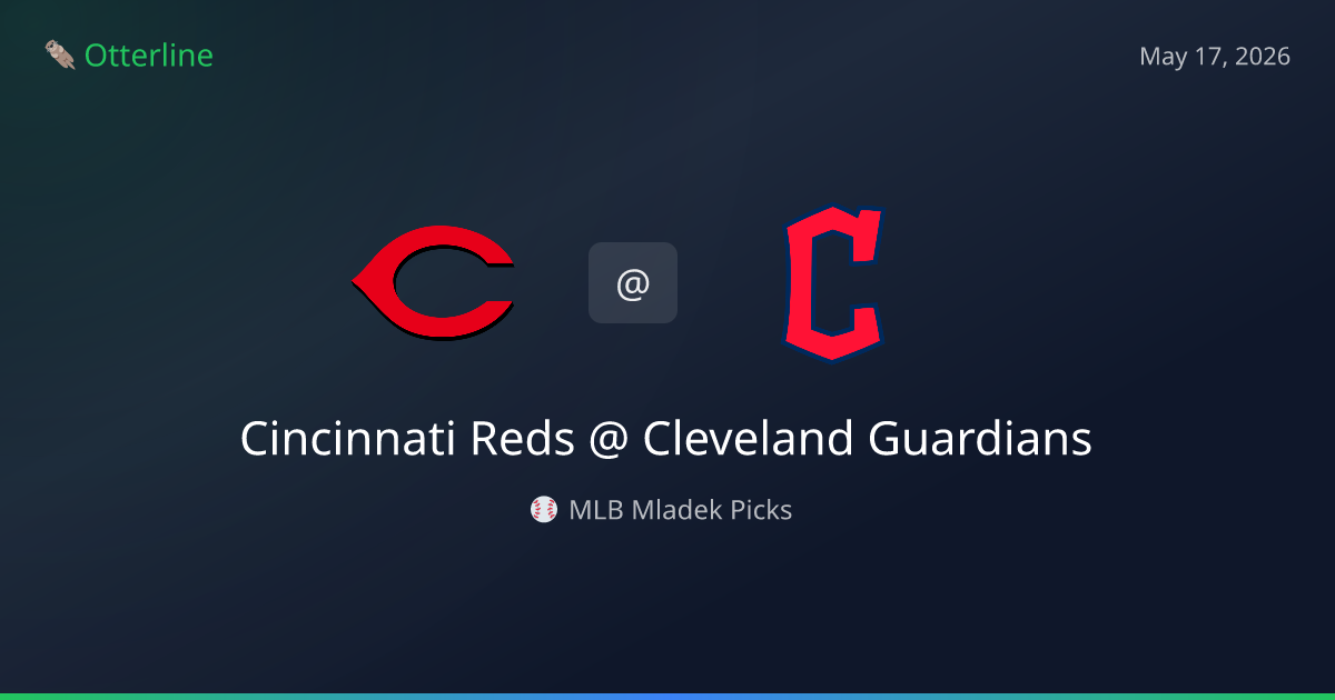 MLB Picks Today (May 17, 2026): Cincinnati Reds at Cleveland Guardians | AI Model Consensus