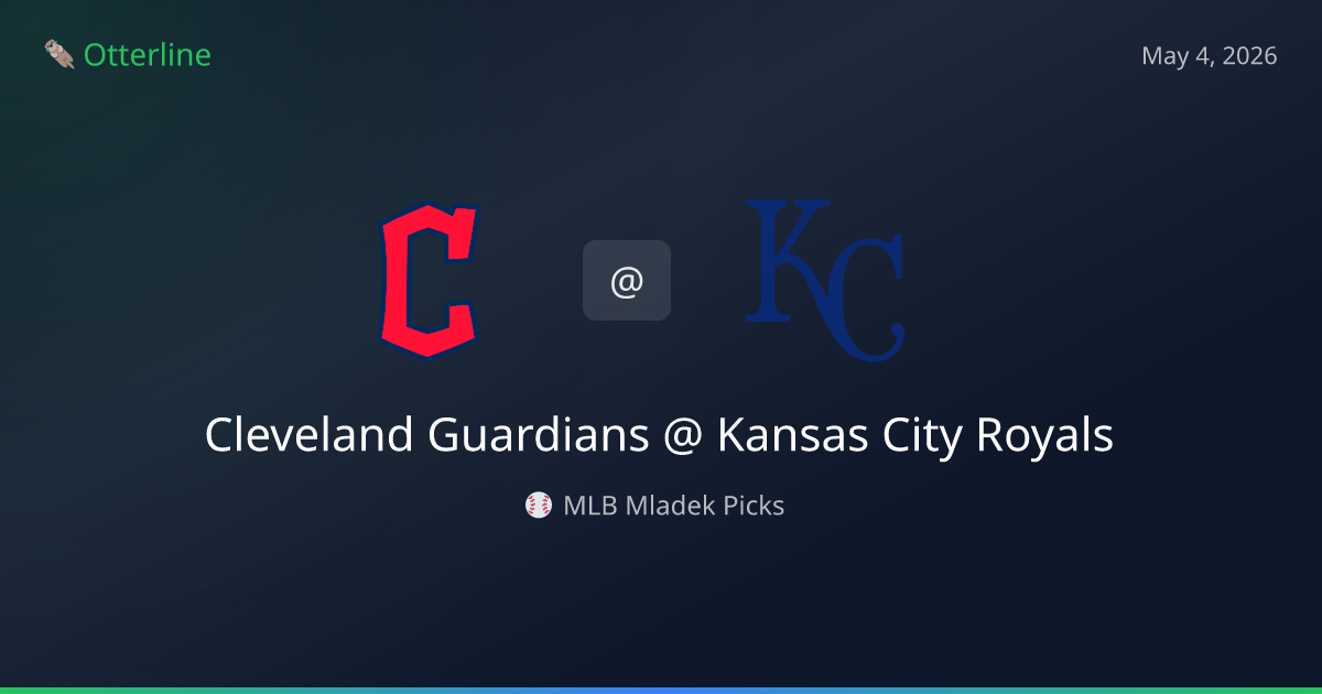 MLB Picks Today (May 4, 2026): Cleveland Guardians at Kansas City Royals | AI Model Consensus