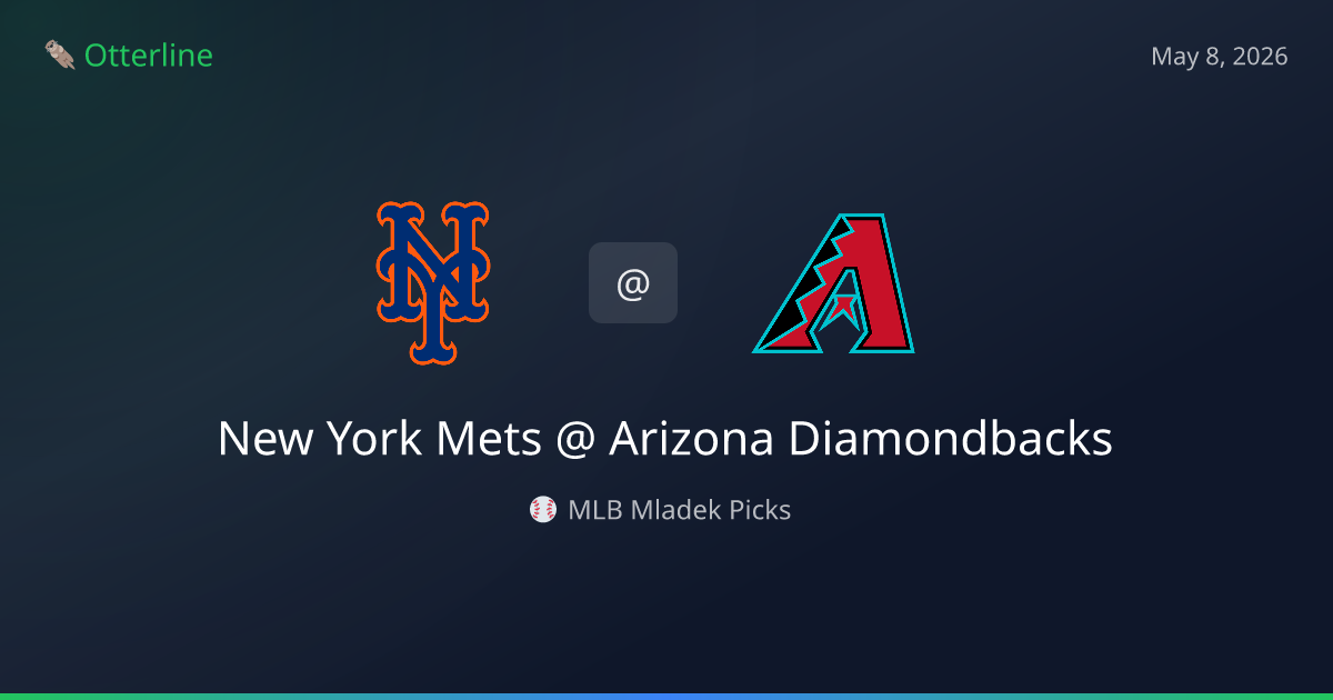 MLB Picks Today (May 8, 2026): New York Mets at Arizona Diamondbacks | AI Model Consensus