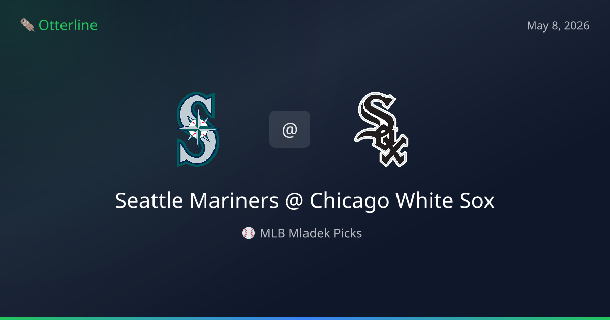 MLB Picks Today (May 8, 2026): Seattle Mariners at Chicago White Sox | AI Model Consensus