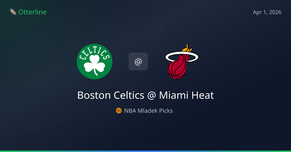 NBA Picks Today (April 1, 2026): Boston Celtics at Miami Heat | AI Model Consensus
