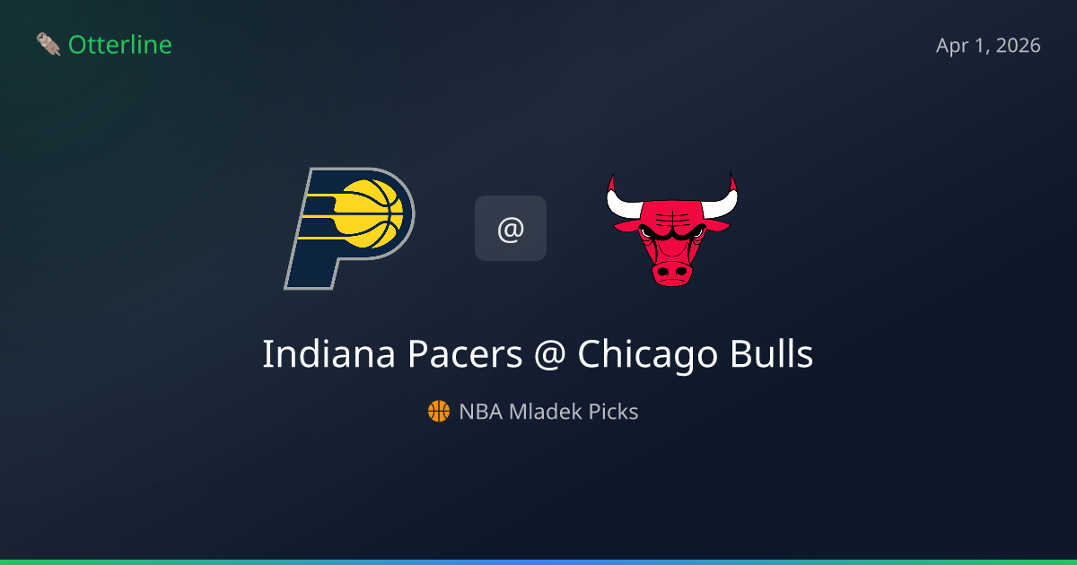 NBA Picks Today (April 1, 2026): Indiana Pacers at Chicago Bulls | AI Model Consensus