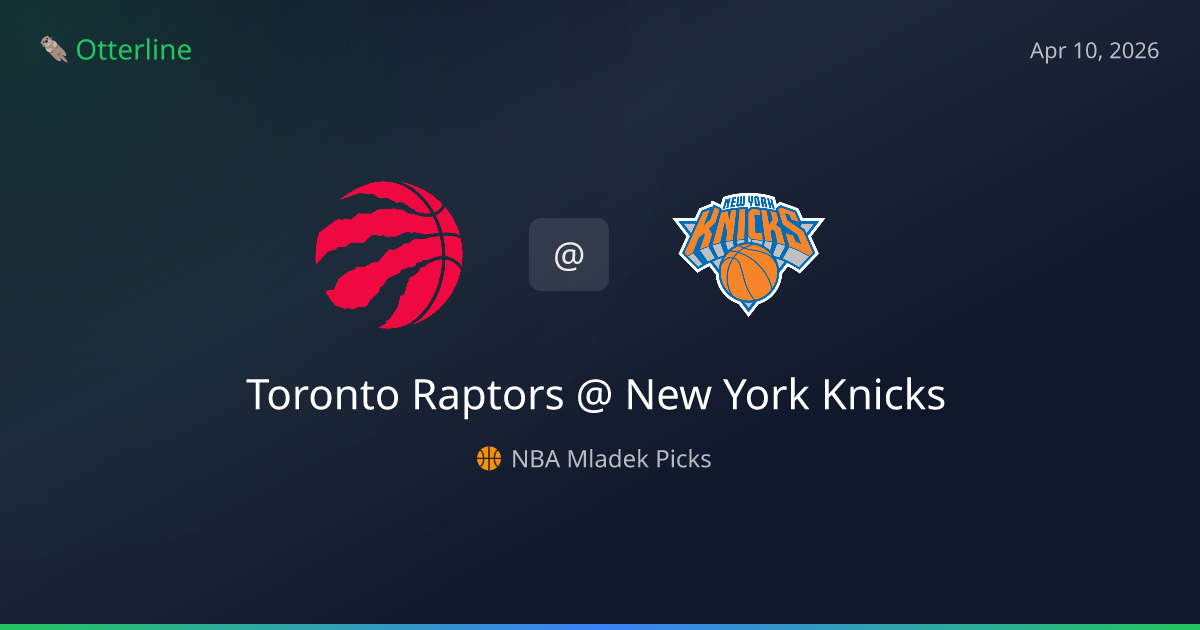 NBA Picks Today (April 10, 2026): Toronto Raptors at New York Knicks | AI Model Consensus