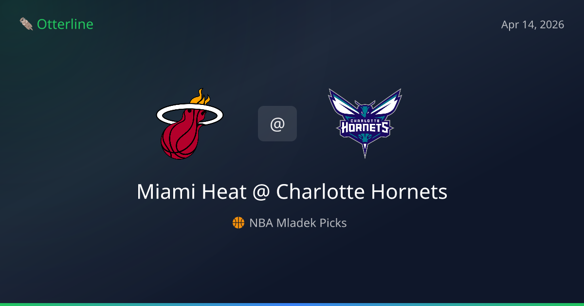 NBA Picks Today (April 14, 2026): Miami Heat at Charlotte Hornets | AI Model Consensus