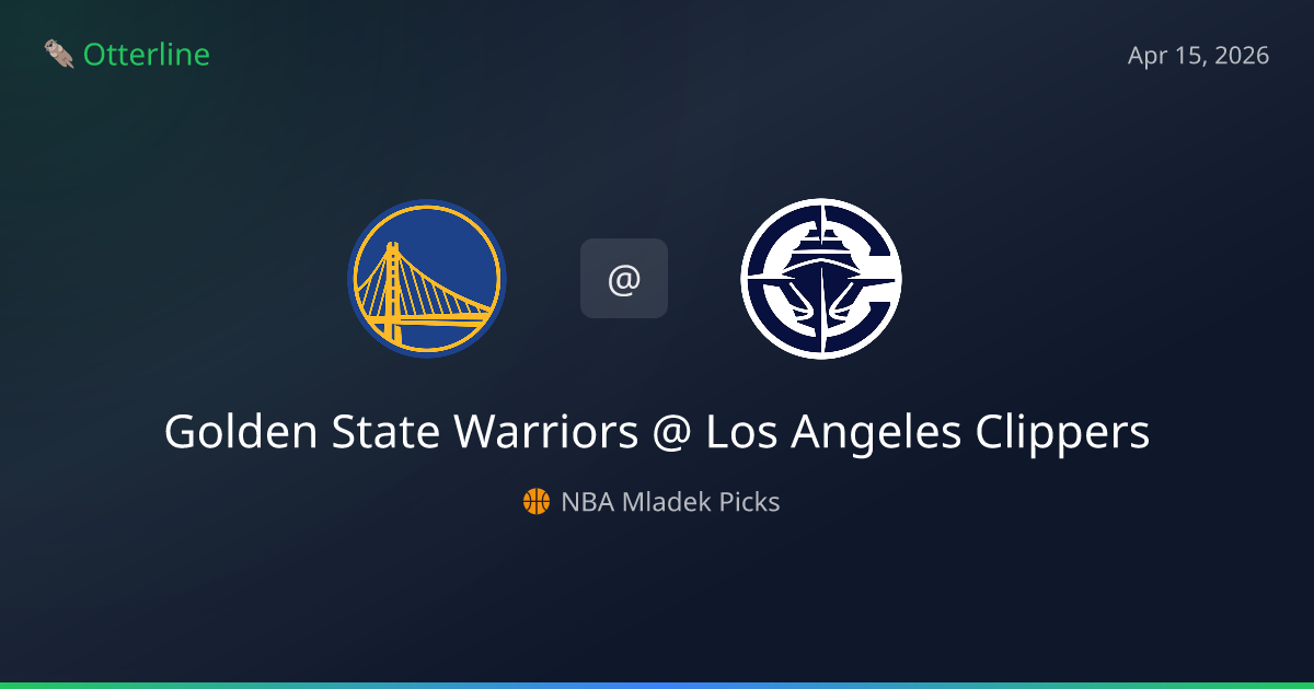 NBA Picks Today (April 15, 2026): Golden State Warriors at Los Angeles Clippers | AI Model Consensus