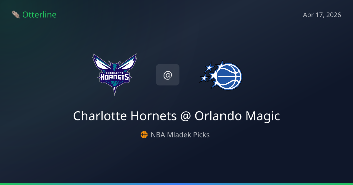 NBA Picks Today (April 17, 2026): Charlotte Hornets at Orlando Magic | AI Model Consensus