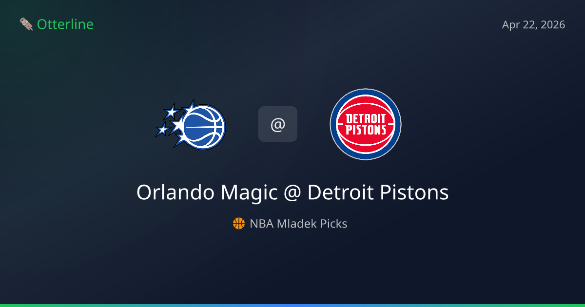 NBA Picks Today (April 22, 2026): Orlando Magic at Detroit Pistons | AI Model Consensus
