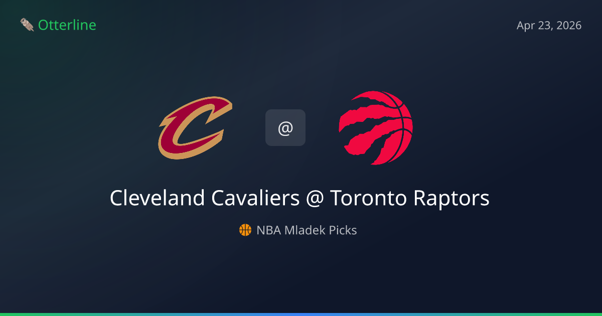 NBA Picks Today (April 23, 2026): Cleveland Cavaliers at Toronto Raptors | AI Model Consensus
