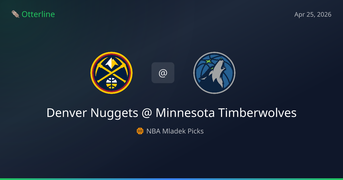 NBA Picks Today (April 25, 2026): Denver Nuggets at Minnesota Timberwolves | AI Model Consensus