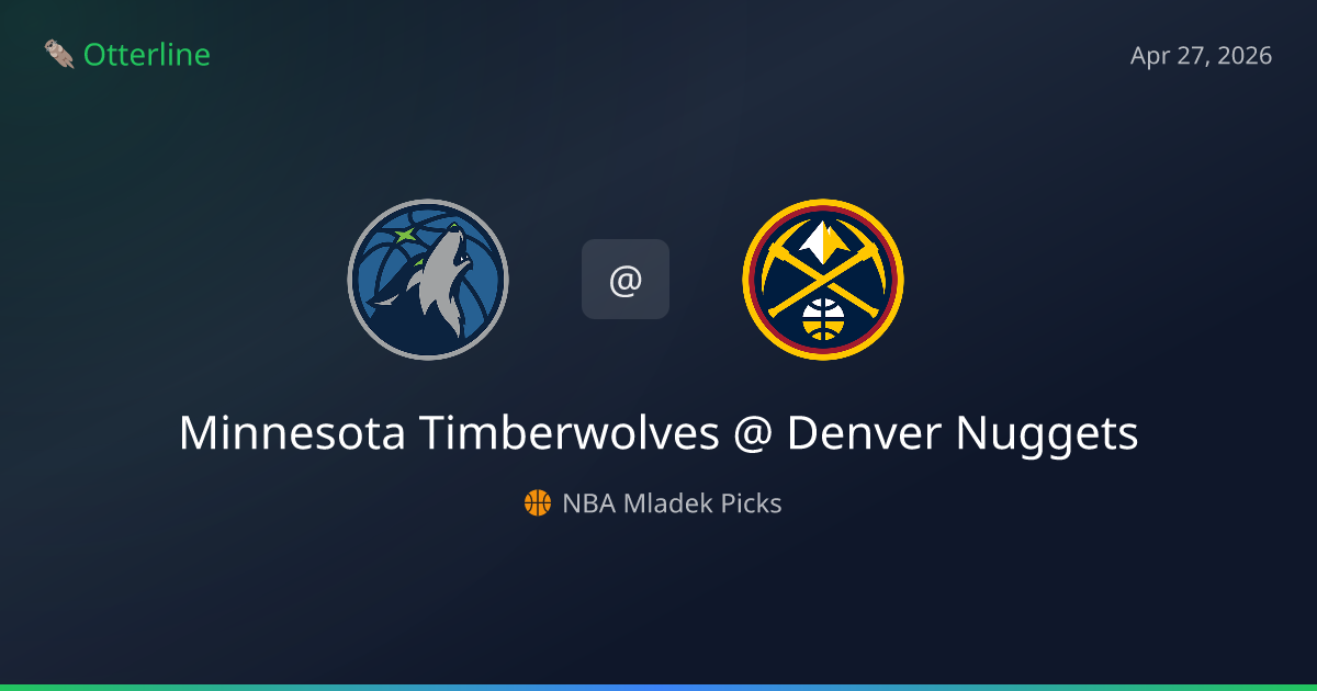 NBA Picks Today (April 27, 2026): Minnesota Timberwolves at Denver Nuggets | AI Model Consensus