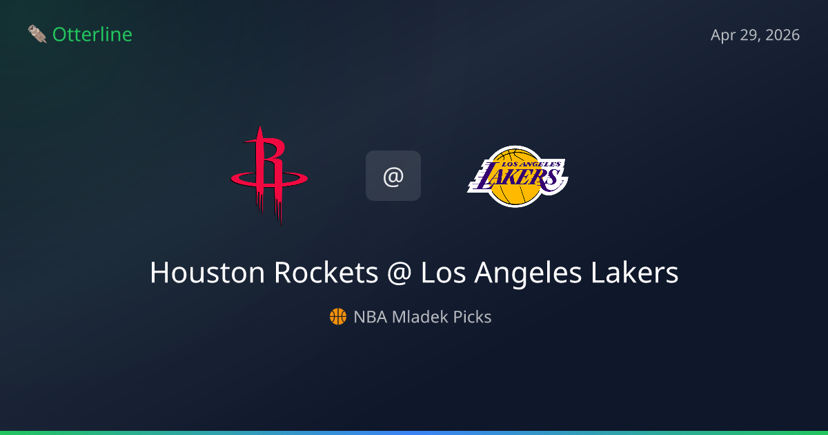 NBA Picks Today (April 29, 2026): Houston Rockets at Los Angeles Lakers | AI Model Consensus