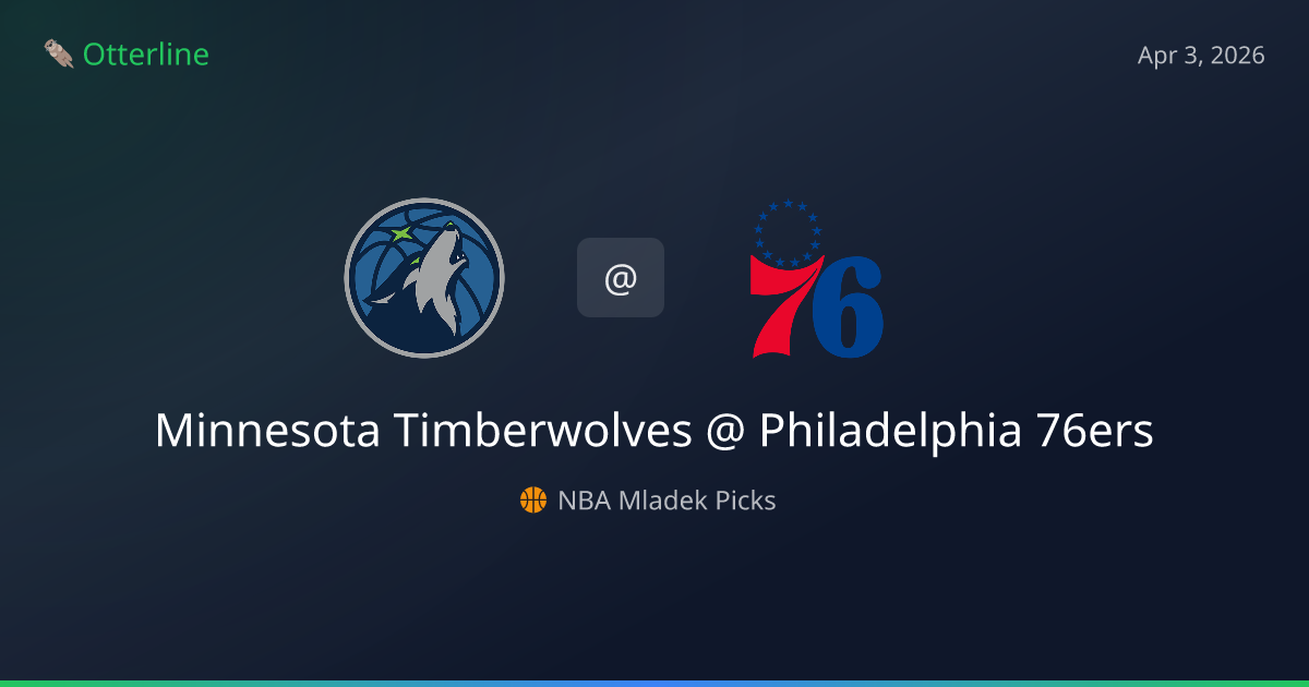 NBA Picks Today (April 3, 2026): Minnesota Timberwolves at Philadelphia 76ers | AI Model Consensus