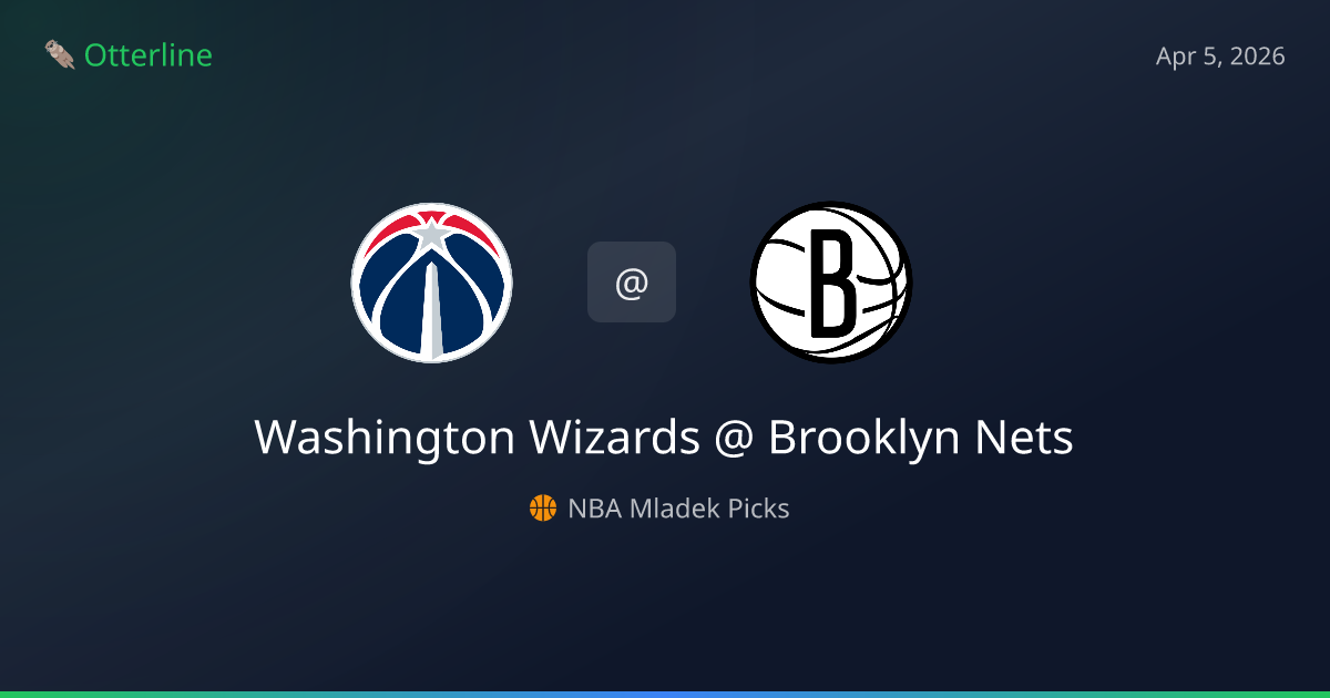 NBA Picks Today (April 5, 2026): Washington Wizards at Brooklyn Nets | AI Model Consensus