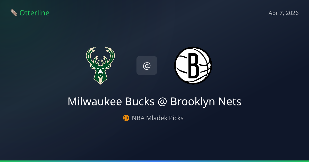 NBA Picks Today (April 7, 2026): Milwaukee Bucks at Brooklyn Nets | AI Model Consensus