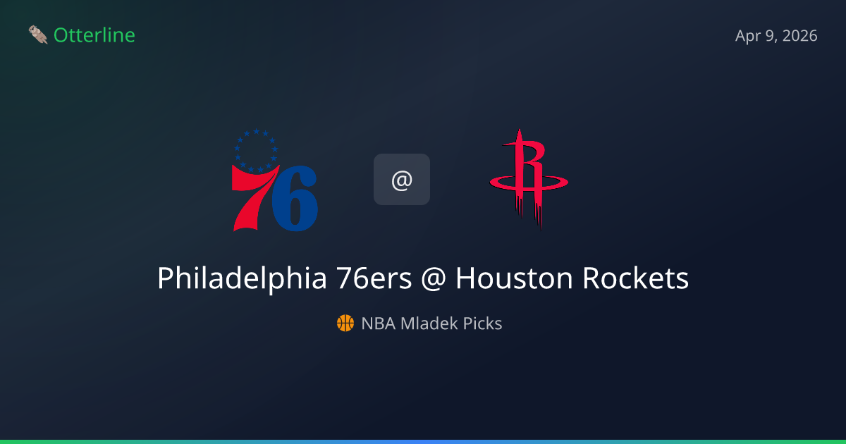 NBA Picks Today (April 9, 2026): Philadelphia 76ers at Houston Rockets | AI Model Consensus