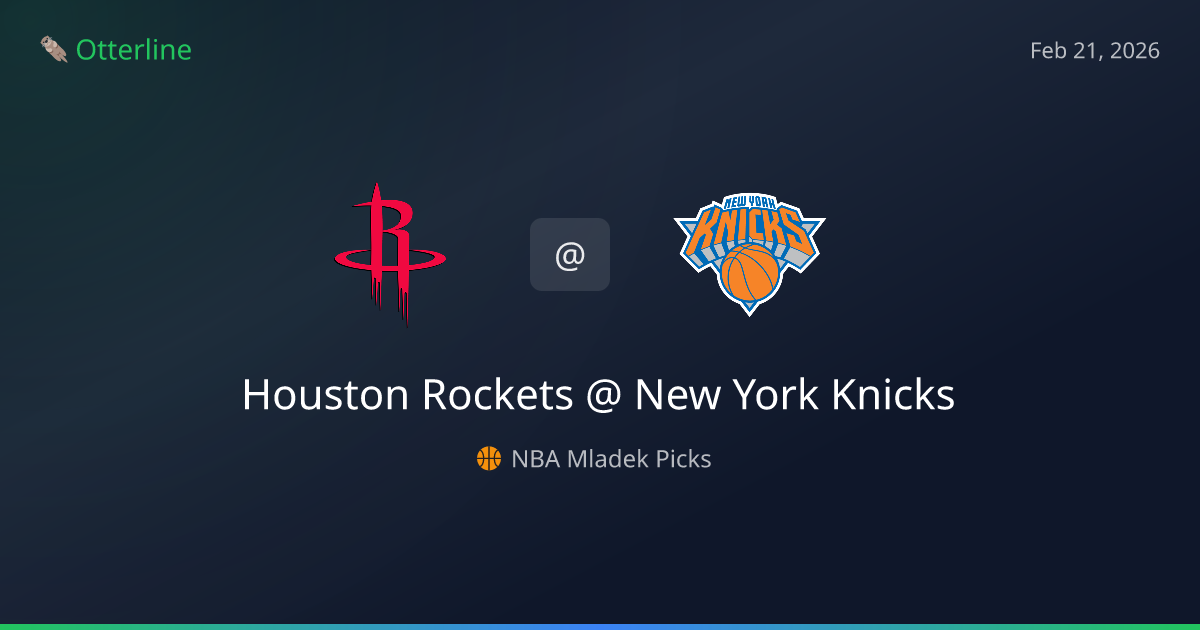 NBA Prediction, Pick for Saturday, February 21, 2026: Houston Rockets vs New York Knicks