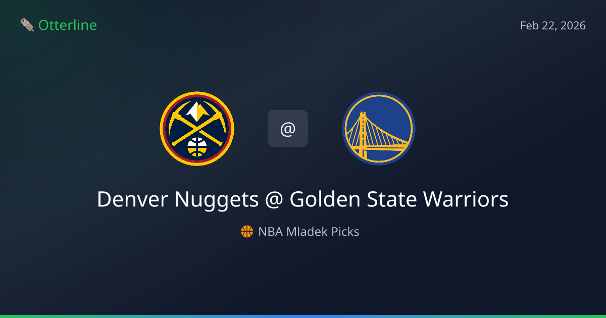 NBA Prediction, Pick for Sunday, February 22, 2026: Denver Nuggets vs Golden State Warriors