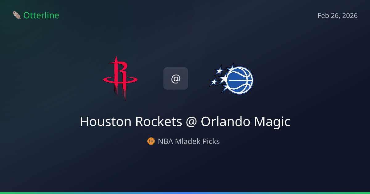 NBA Picks Today (February 26, 2026): Houston Rockets at Orlando Magic | AI Model Consensus