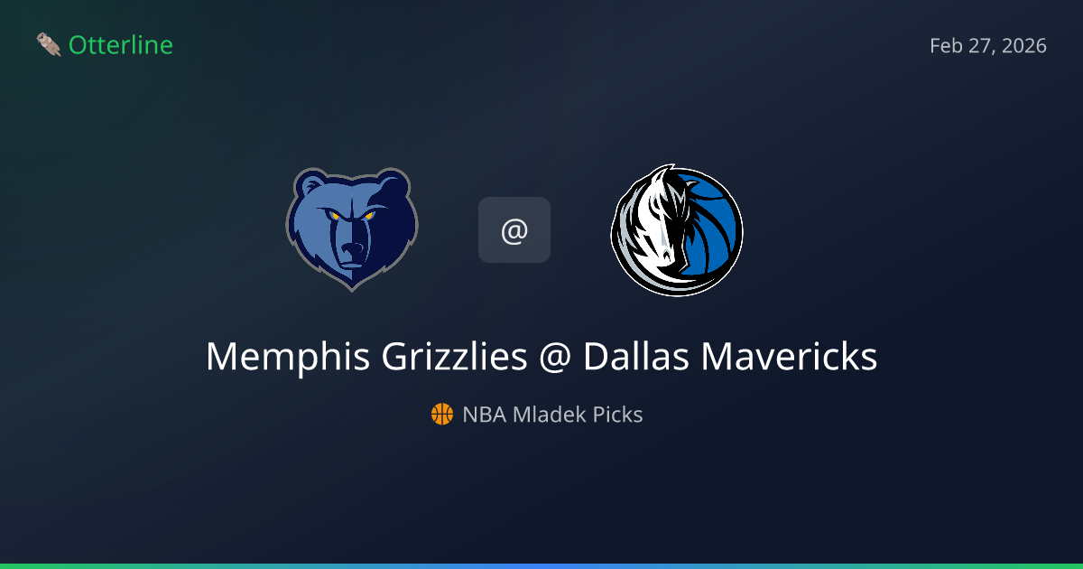 NBA Picks Today (February 27, 2026): Memphis Grizzlies at Dallas Mavericks | AI Model Consensus