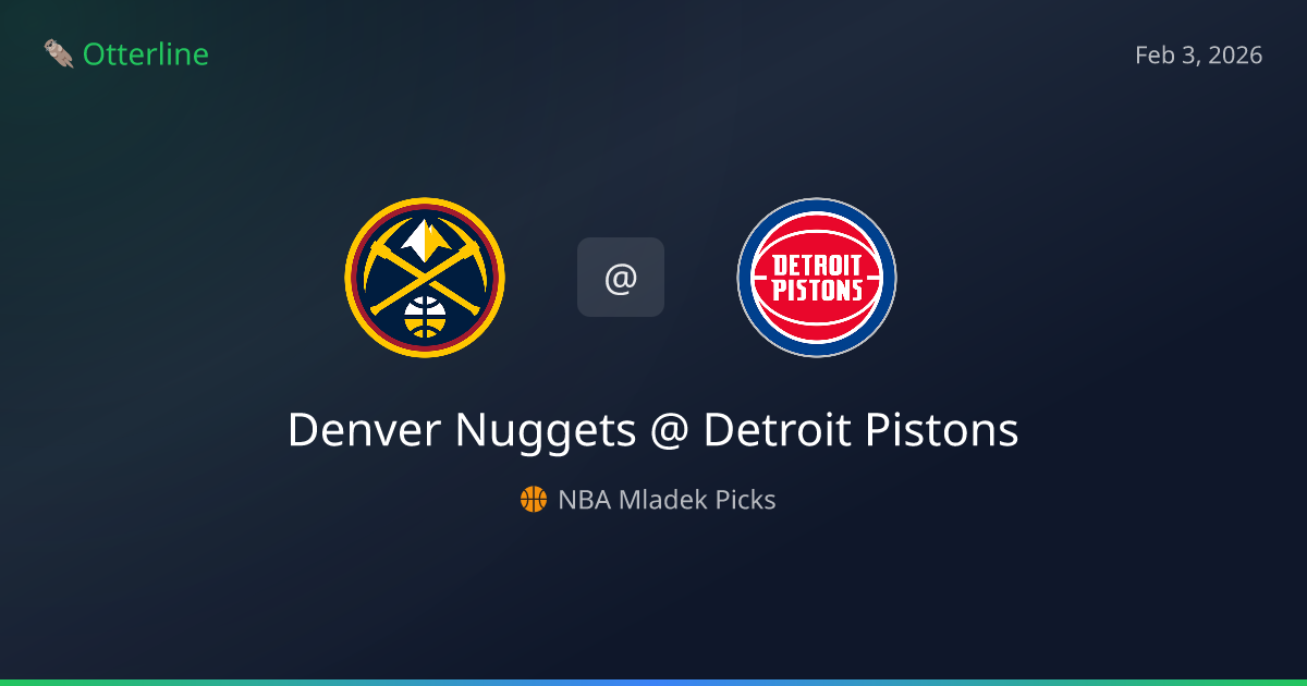 NBA Prediction, Pick for Tuesday, February 3, 2026: Denver Nuggets vs Detroit Pistons