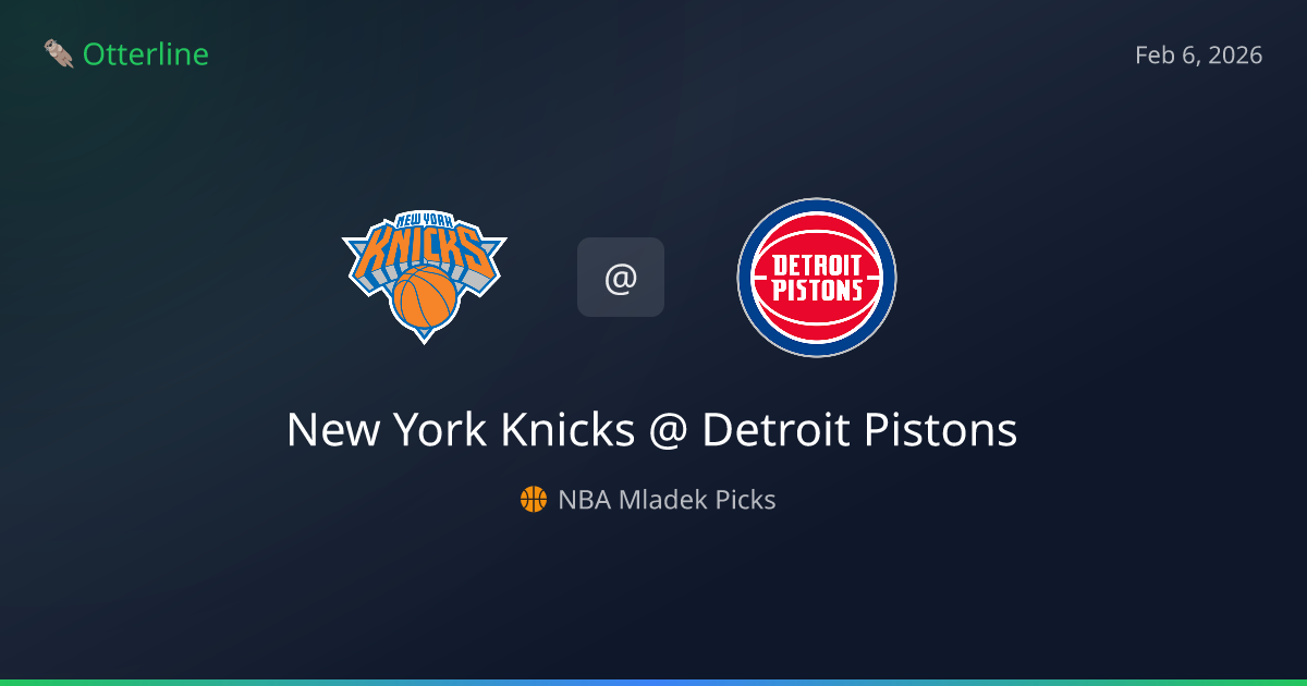 NBA Prediction, Pick for Friday, February 6, 2026: New York Knicks vs Detroit Pistons