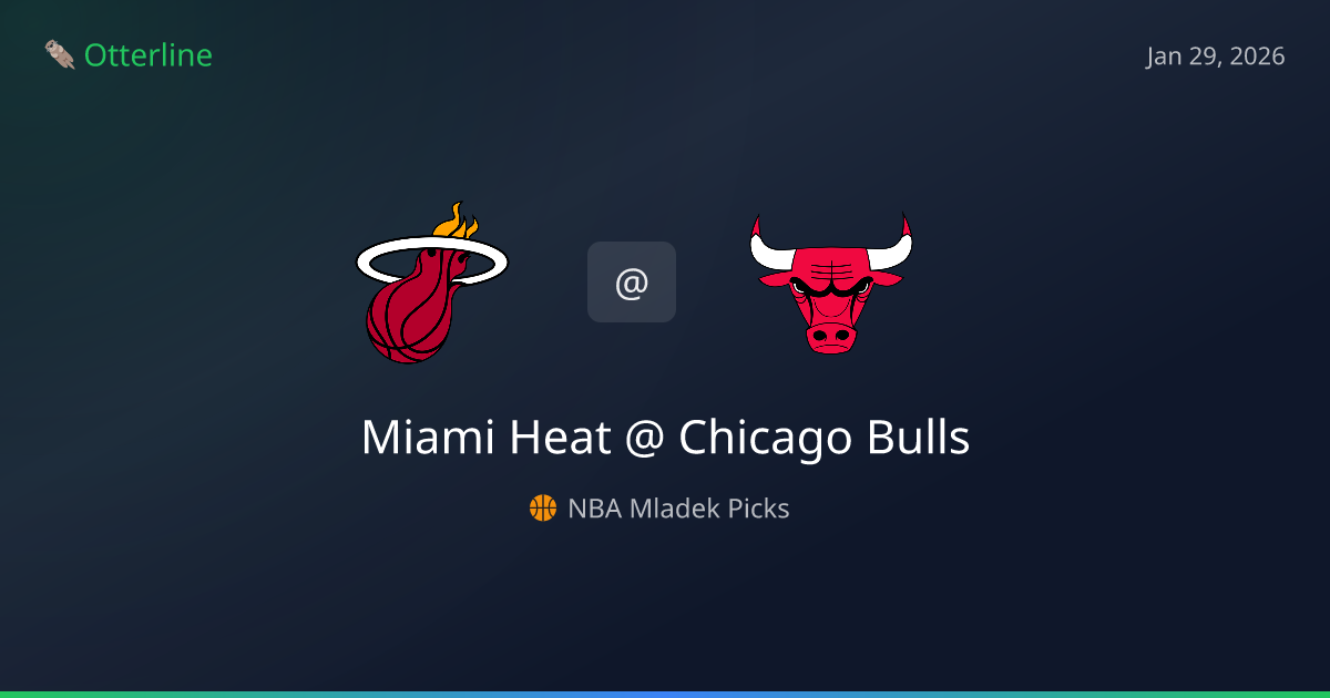 NBA Prediction, Pick for Thursday, January 29, 2026: Miami Heat vs Chicago Bulls