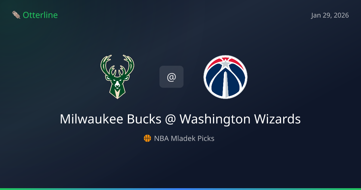 NBA Prediction, Pick for Thursday, January 29, 2026: Milwaukee Bucks vs Washington Wizards