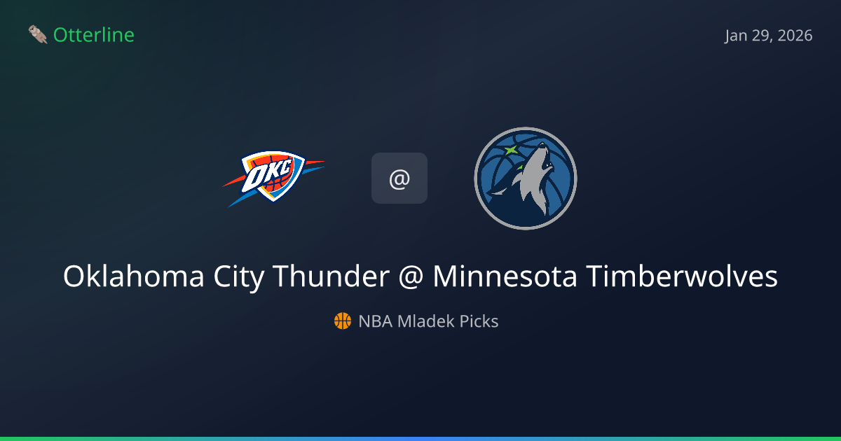 NBA Prediction, Pick for Thursday, January 29, 2026: Oklahoma City Thunder vs Minnesota Timberwolves