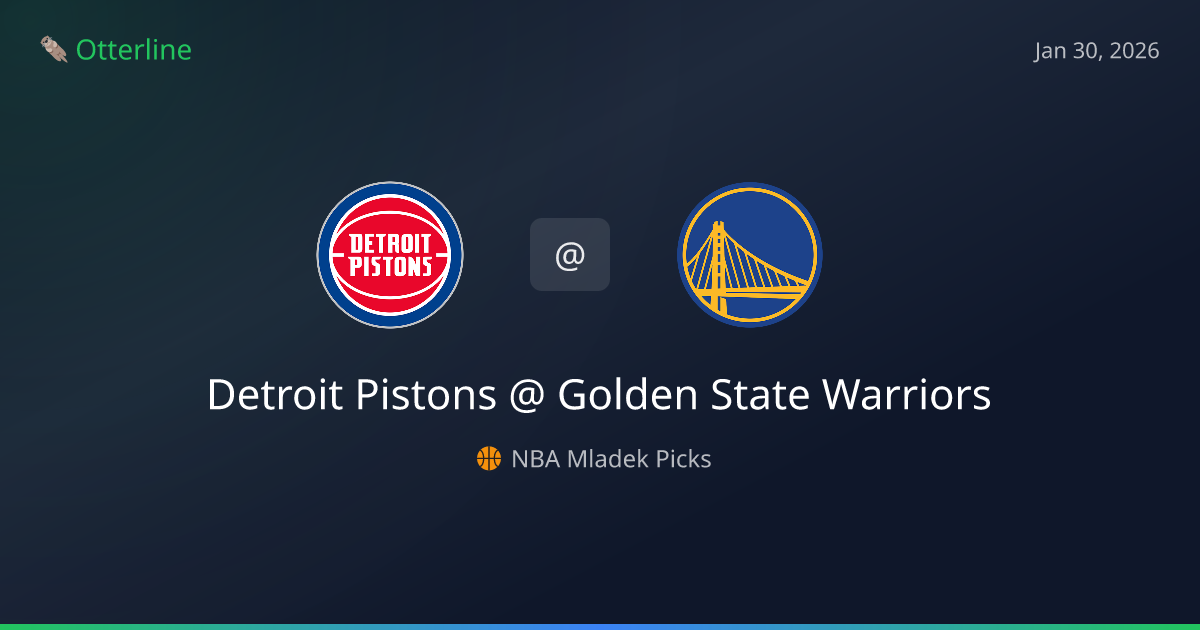 NBA Prediction, Pick for Friday, January 30, 2026: Detroit Pistons vs Golden State Warriors