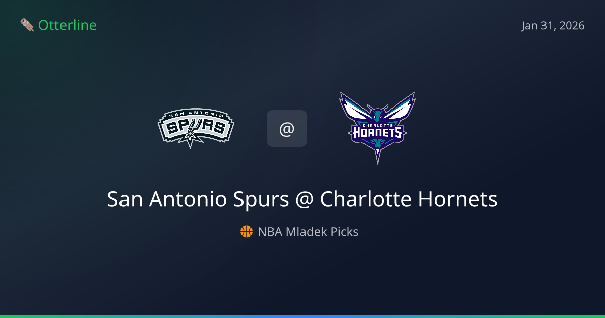 NBA Prediction, Pick for Saturday, January 31, 2026: San Antonio Spurs vs Charlotte Hornets