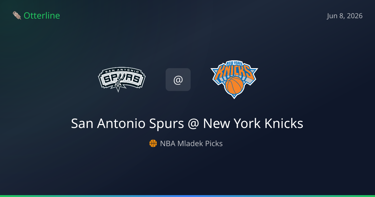 NBA Picks Today (June 8, 2026): San Antonio Spurs at New York Knicks | AI Model Consensus