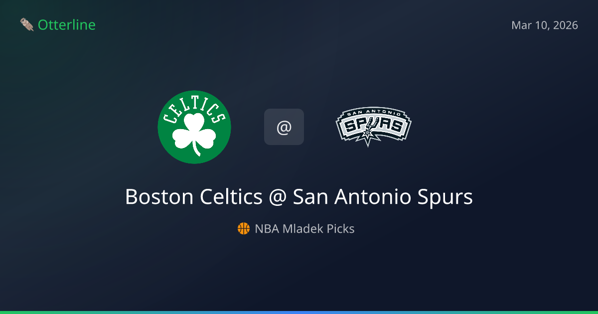 NBA Picks Today (March 10, 2026): Boston Celtics at San Antonio Spurs | AI Model Consensus