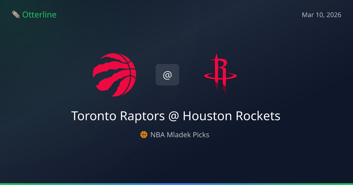 NBA Picks Today (March 10, 2026): Toronto Raptors at Houston Rockets | AI Model Consensus
