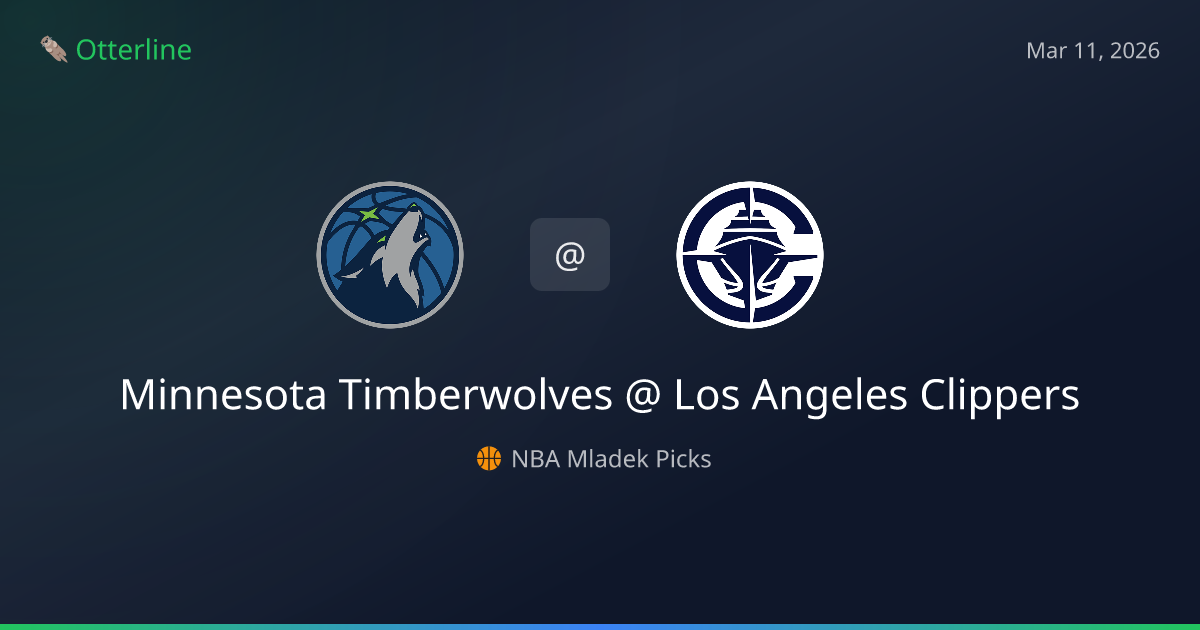 NBA Picks Today (March 11, 2026): Minnesota Timberwolves at Los Angeles Clippers | AI Model Consensus