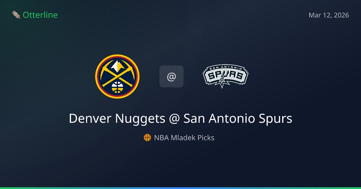 NBA Picks Today (March 12, 2026): Denver Nuggets at San Antonio Spurs | AI Model Consensus