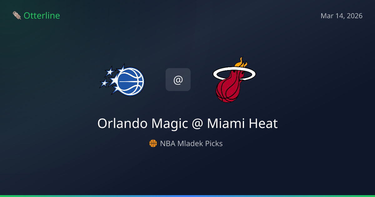NBA Picks Today (March 14, 2026): Orlando Magic at Miami Heat | AI Model Consensus