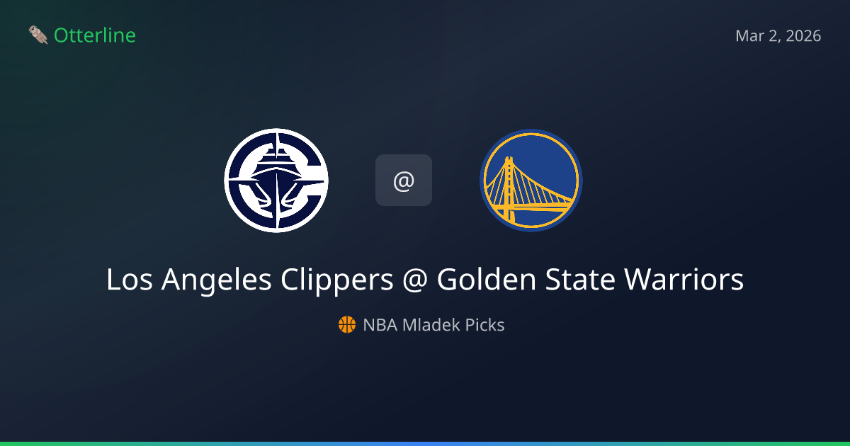 NBA Picks Today (March 2, 2026): Los Angeles Clippers at Golden State Warriors | AI Model Consensus