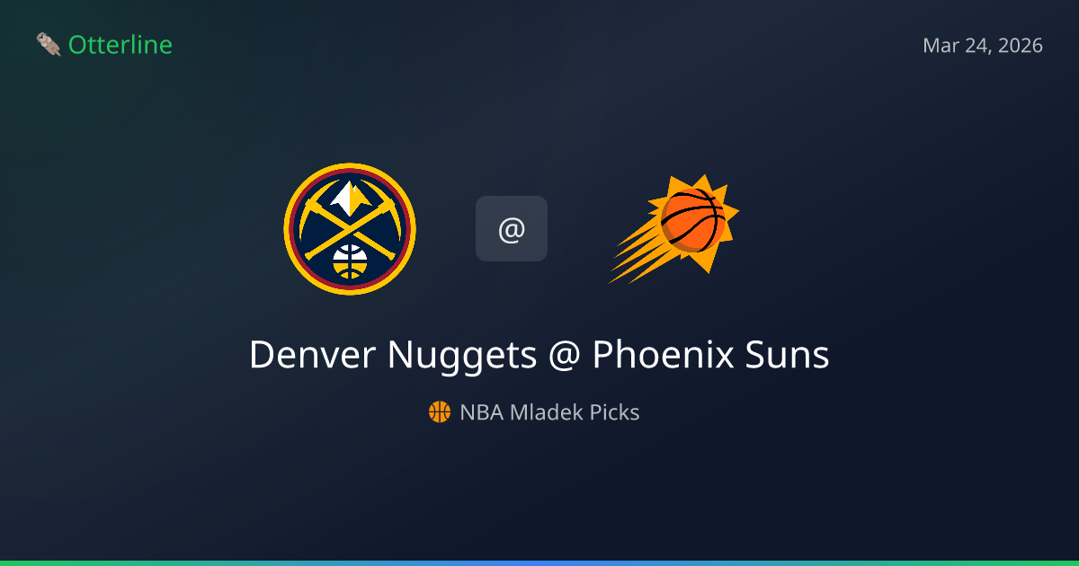 NBA Picks Today (March 24, 2026): Denver Nuggets at Phoenix Suns | AI Model Consensus