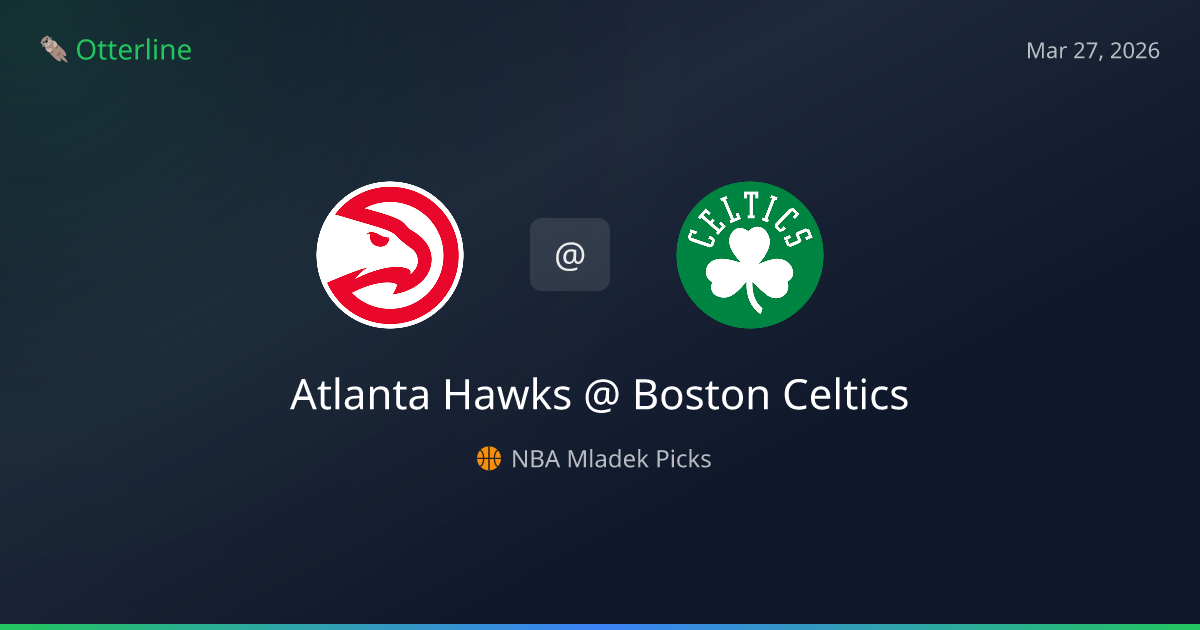 NBA Picks Today (March 27, 2026): Atlanta Hawks at Boston Celtics | AI Model Consensus