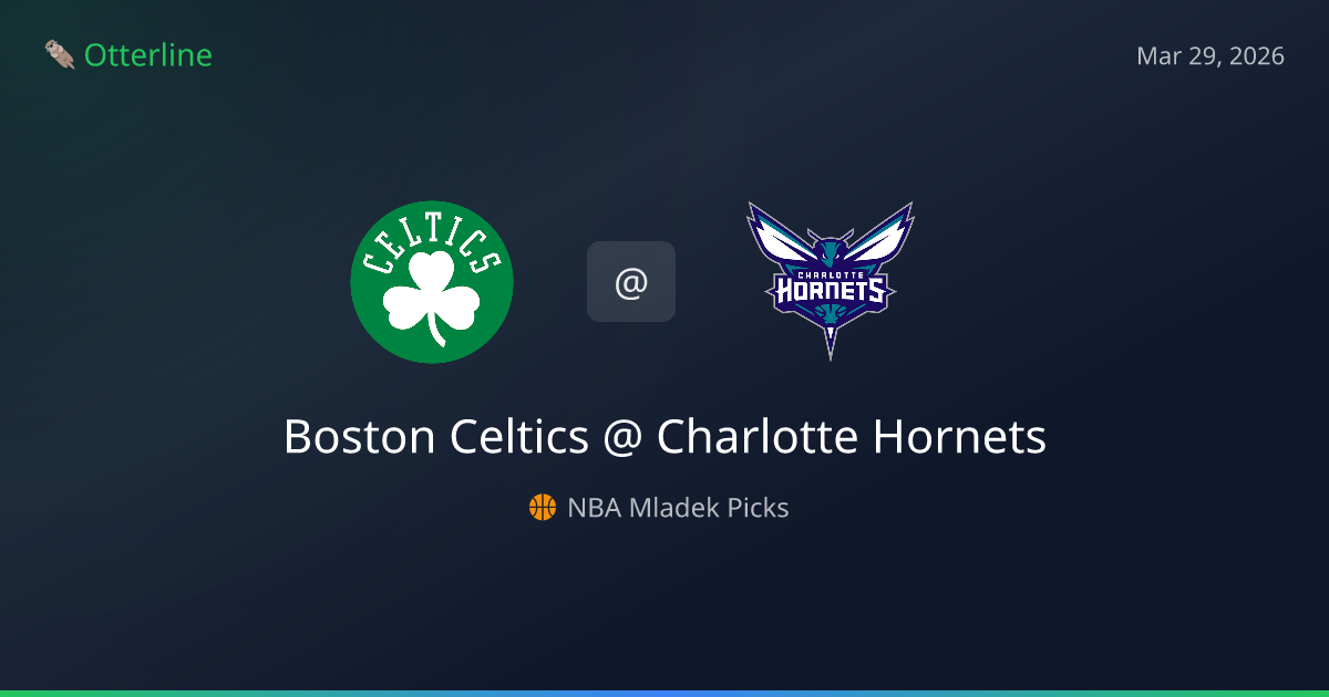 NBA Picks Today (March 29, 2026): Boston Celtics at Charlotte Hornets | AI Model Consensus
