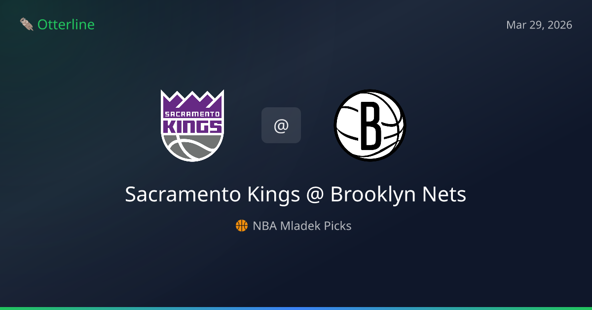 NBA Picks Today (March 29, 2026): Sacramento Kings at Brooklyn Nets | AI Model Consensus