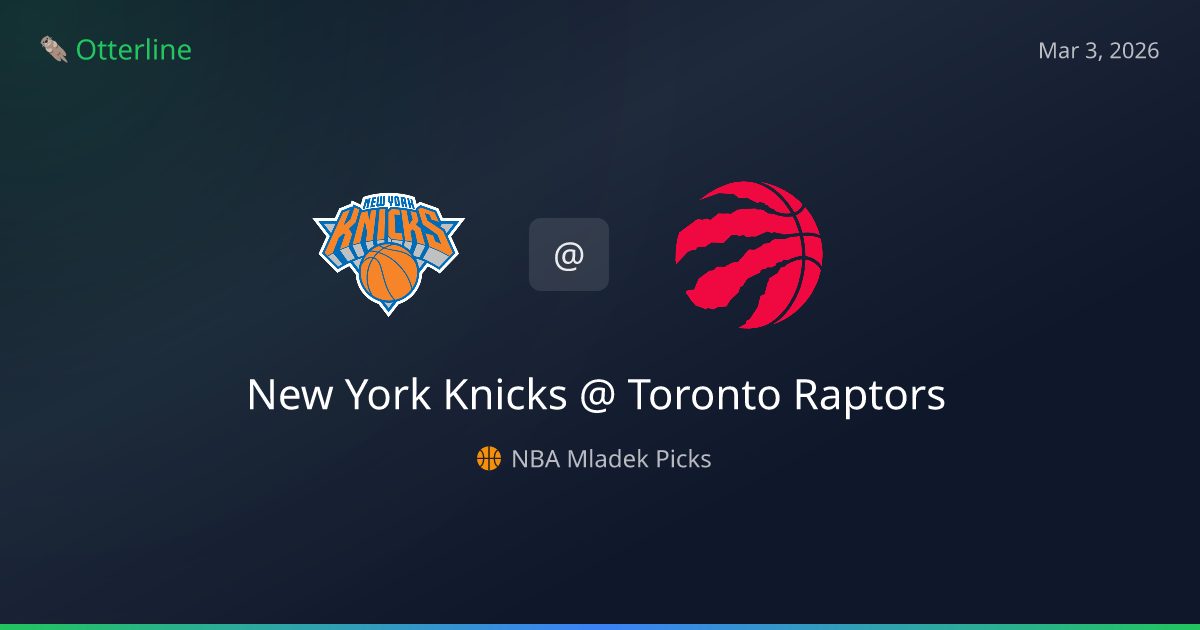 NBA Picks Today (March 3, 2026): New York Knicks at Toronto Raptors | AI Model Consensus