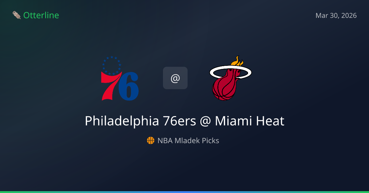 NBA Picks Today (March 30, 2026): Philadelphia 76ers at Miami Heat | AI Model Consensus