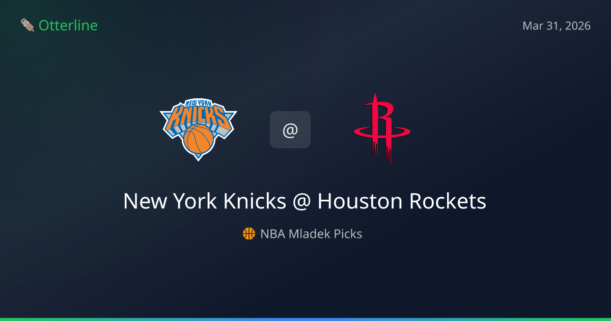 NBA Picks Today (March 31, 2026): New York Knicks at Houston Rockets | AI Model Consensus